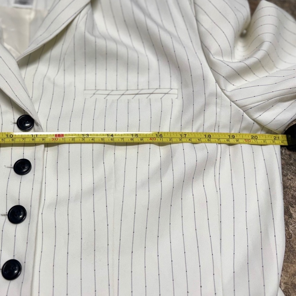 First Issue Liz Claiborne Blazer Jacket Striped Career Women's Size 14 - Picture 4 of 7